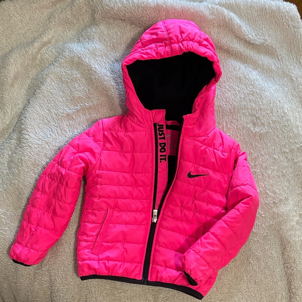 Nike Vibrant Pink Puffer Jacket